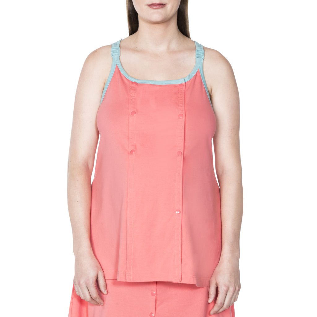 Happy Birthwear Tank Top in Coral